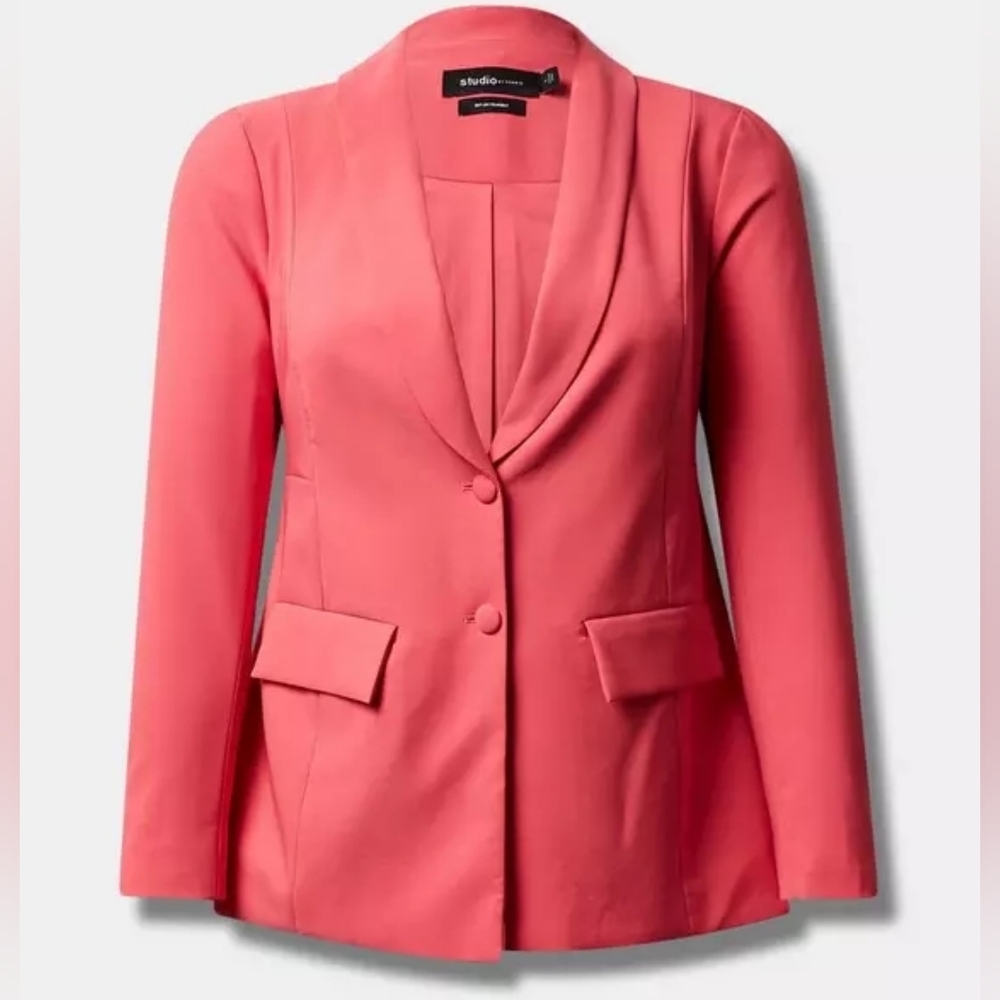 torrid Coral Pink Blazer